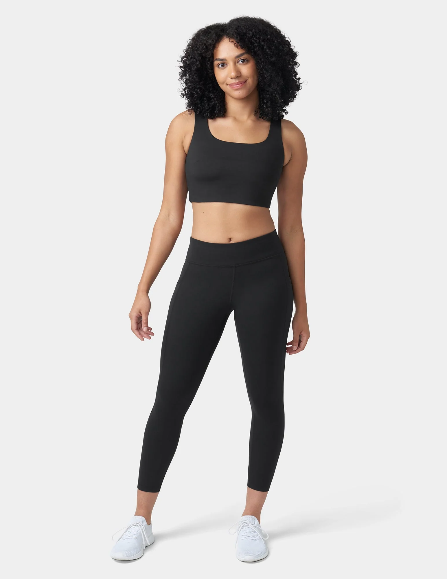 Cropped Full Back Tank Top