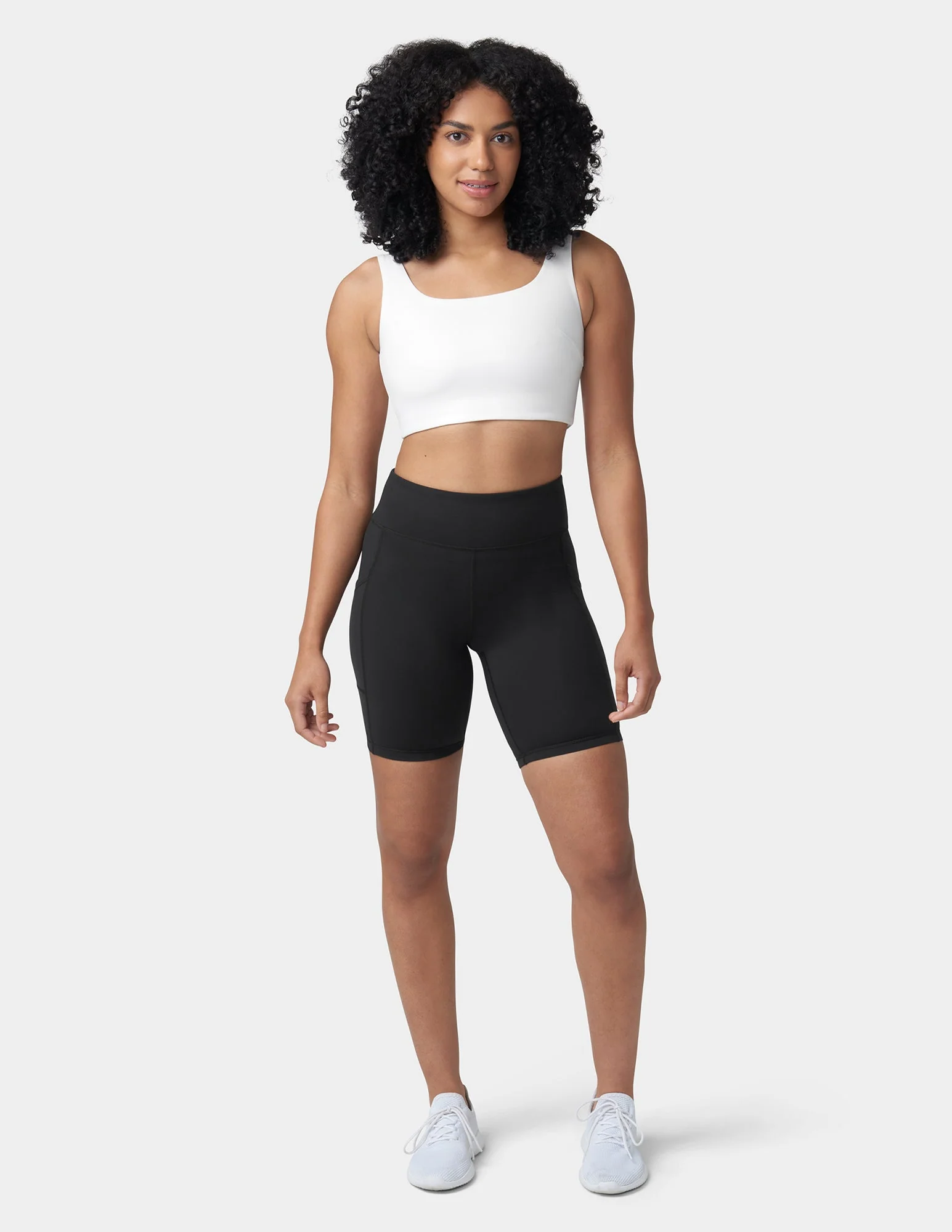 Cropped Full Back Tank Top