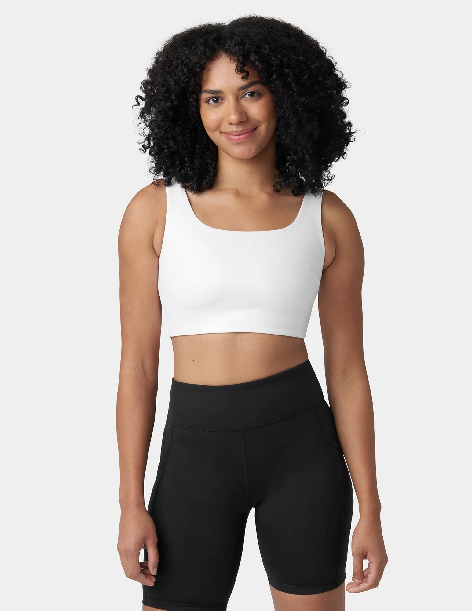 Cropped Full Back Tank Top