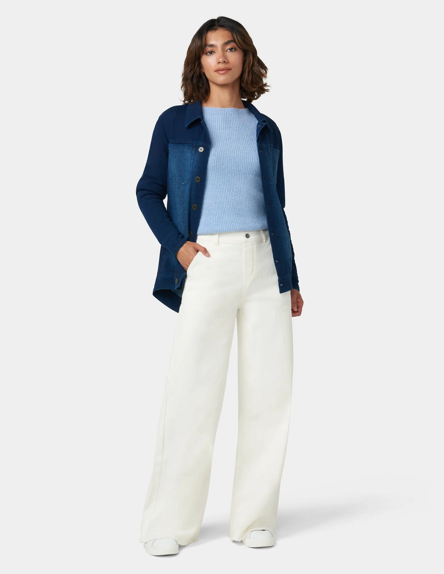 Olivia Wide Leg Denim Pant