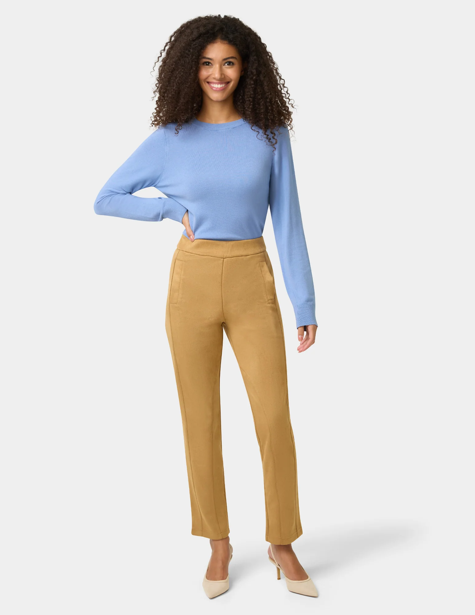 Ride or Die Suede Pull-On Pant