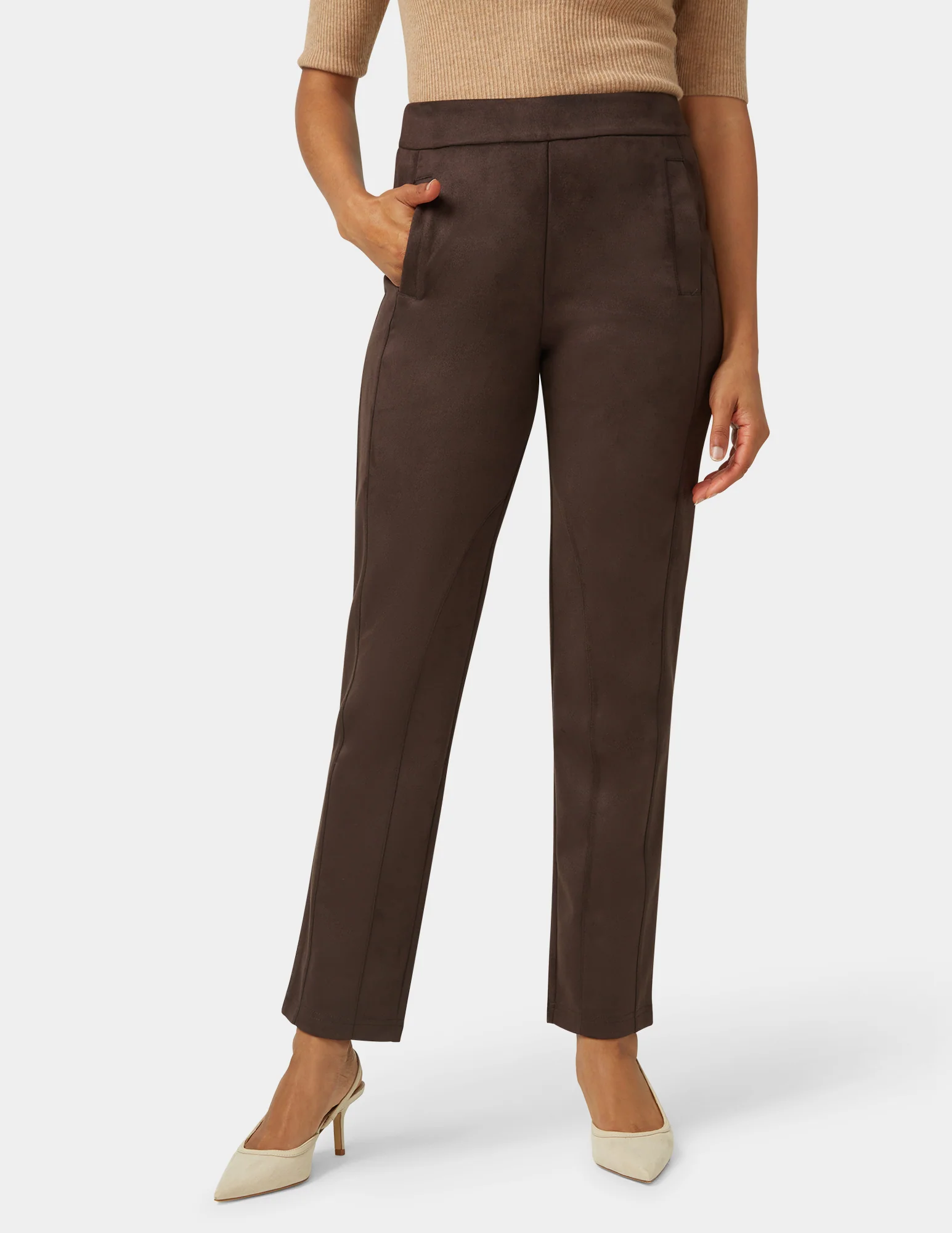Ride or Die Suede Pull-On Pant