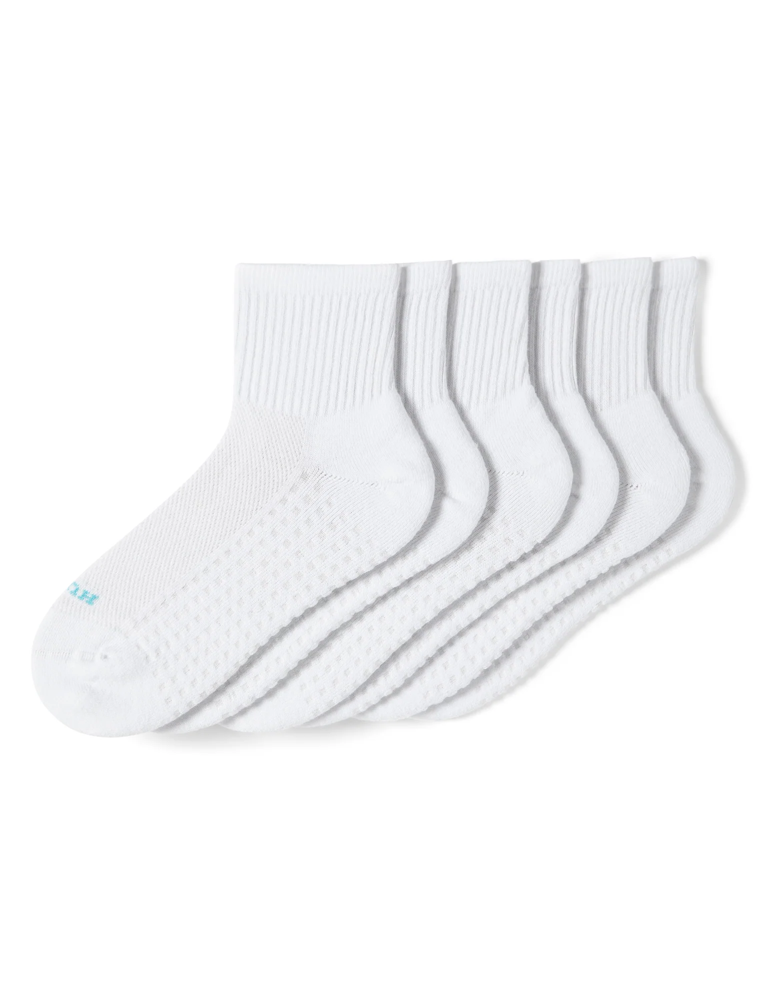 HUE Air Cushion Mini Crew Top Sock 3 Pair Pack