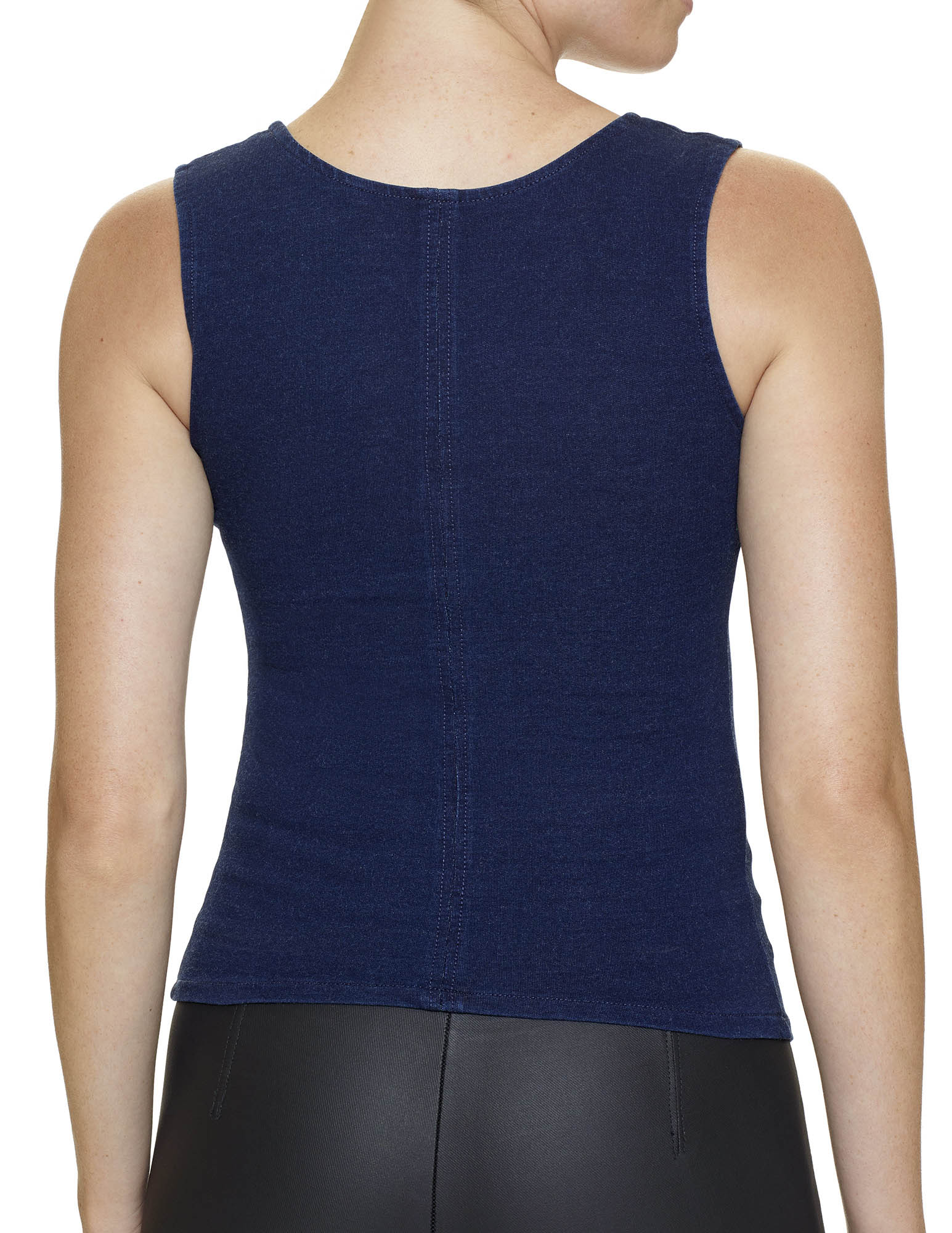 Denim Contour Tank