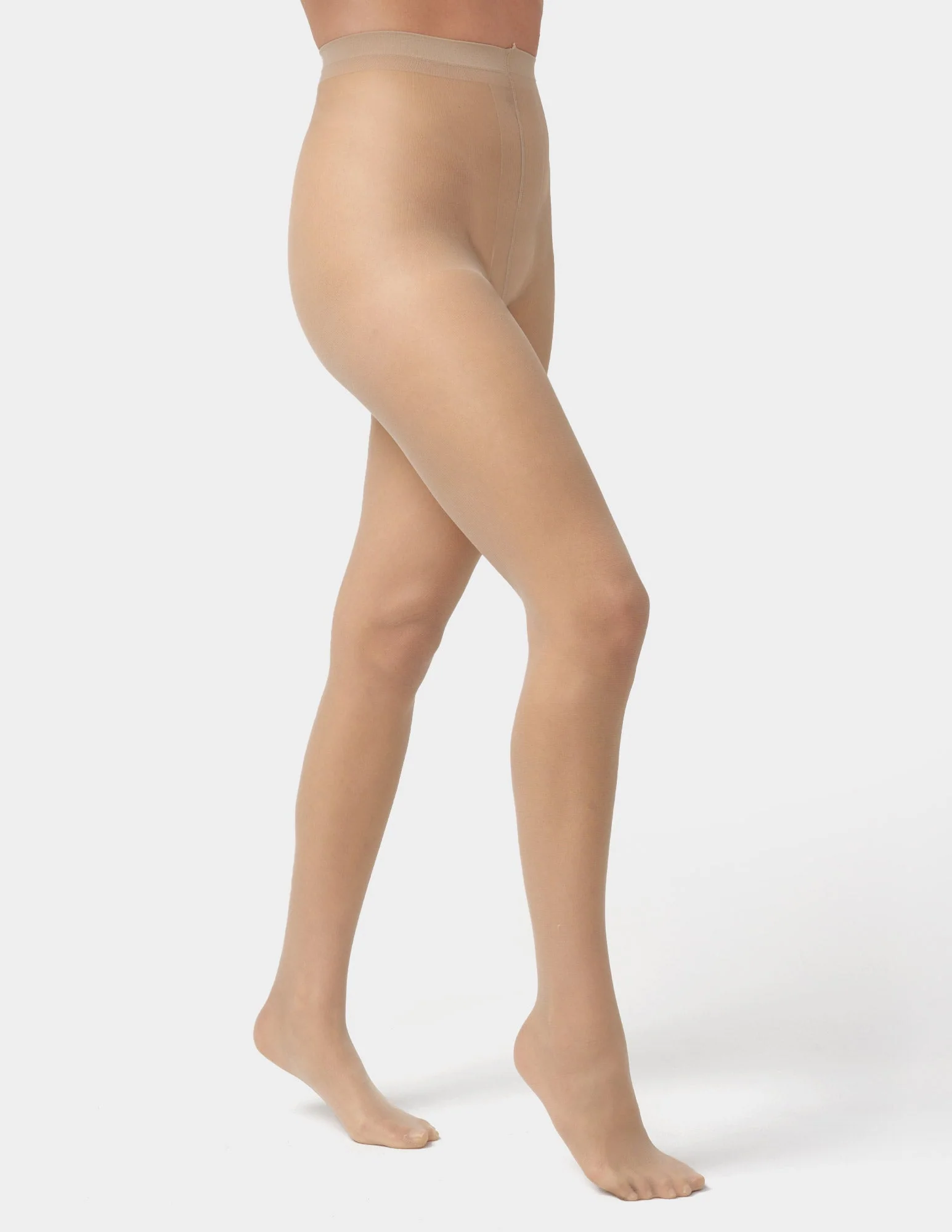 Essentials Solutions Clear Control Top Pantyhose