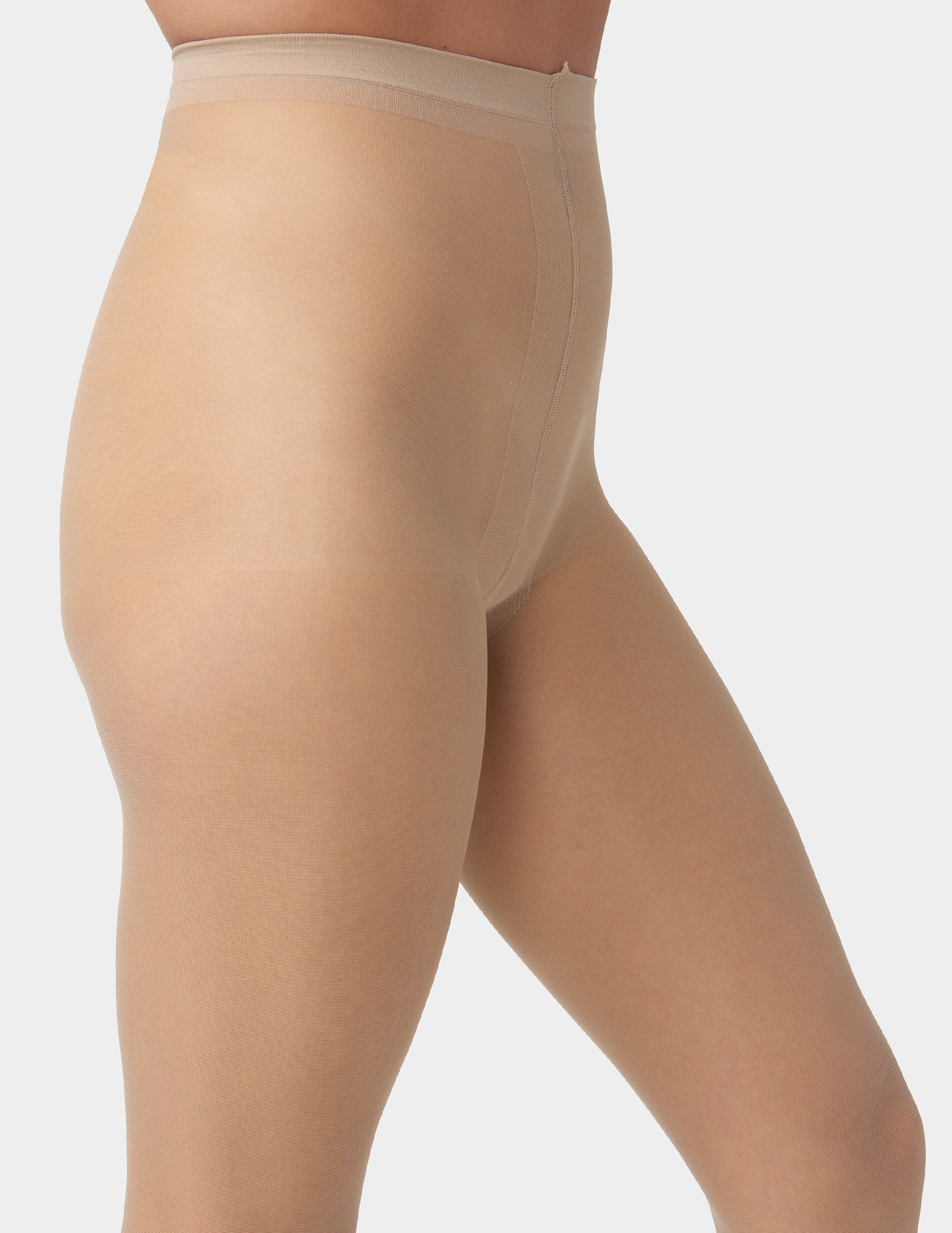 Essentials Solutions Clear Control Top Pantyhose