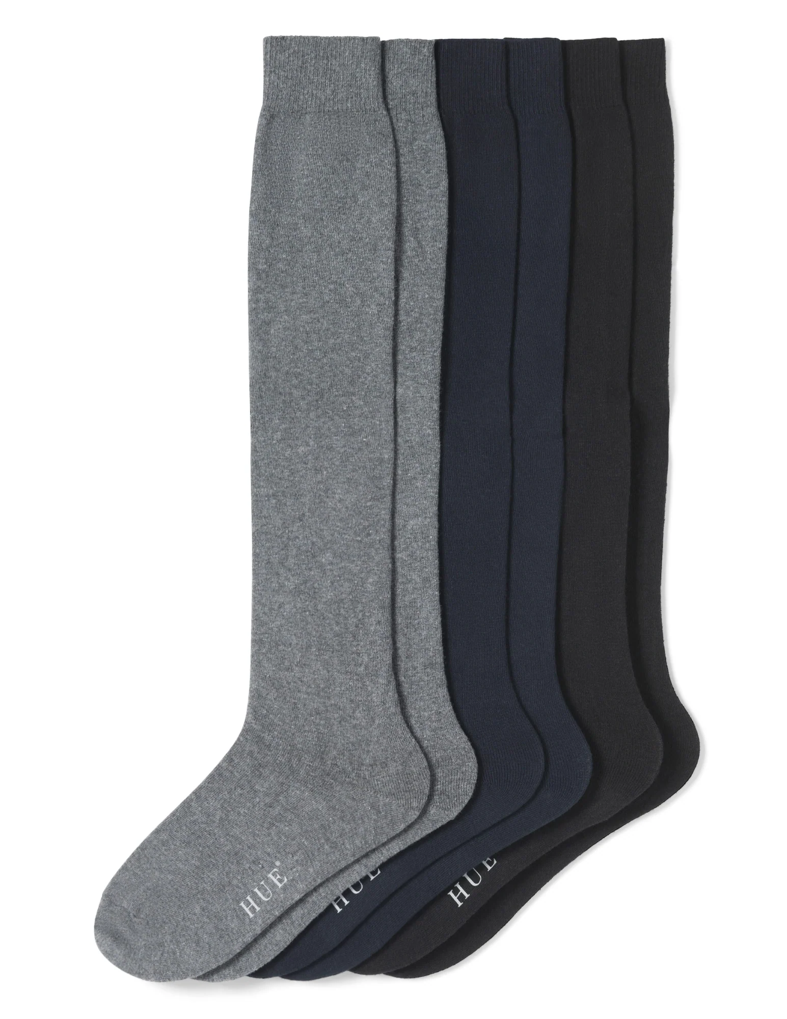 Flat Knit Knee Sock 3 Pair Pack